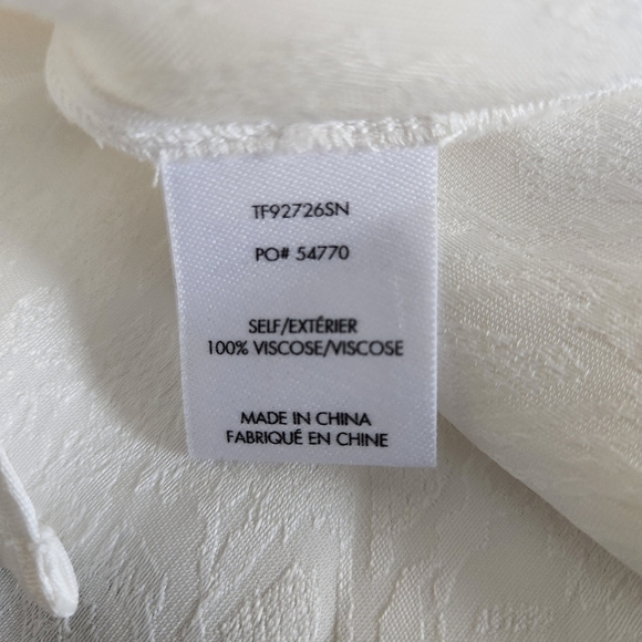 New 10 Crosby Derek Lam Bone Snake Satin TF92726SN Button-down Top - Picture 12 of 12